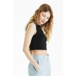 Bella + Canvas Ladies' Micro Rib Muscle Crop Tank