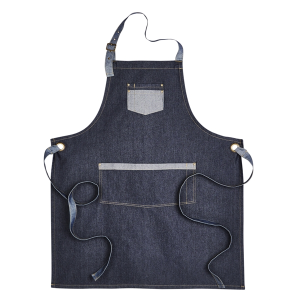 Artisan Collection by Reprime Unisex Domain Contrast Denim Bib Apron