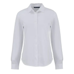 Advantage Tri-Blend Eco Soft Pique Long Sleeve Knitted Womens Button Up