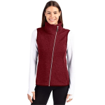 Cutter & Buck Mainsail Sweater Knit Womens Asymmetrical Vest